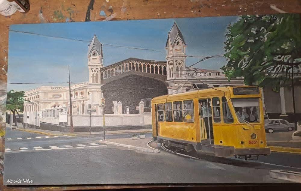 Obra disponible en la Galería Veronica Torres Arte. (Shopping Mcal)
Acrílico sobre lienzo
75x42cms.