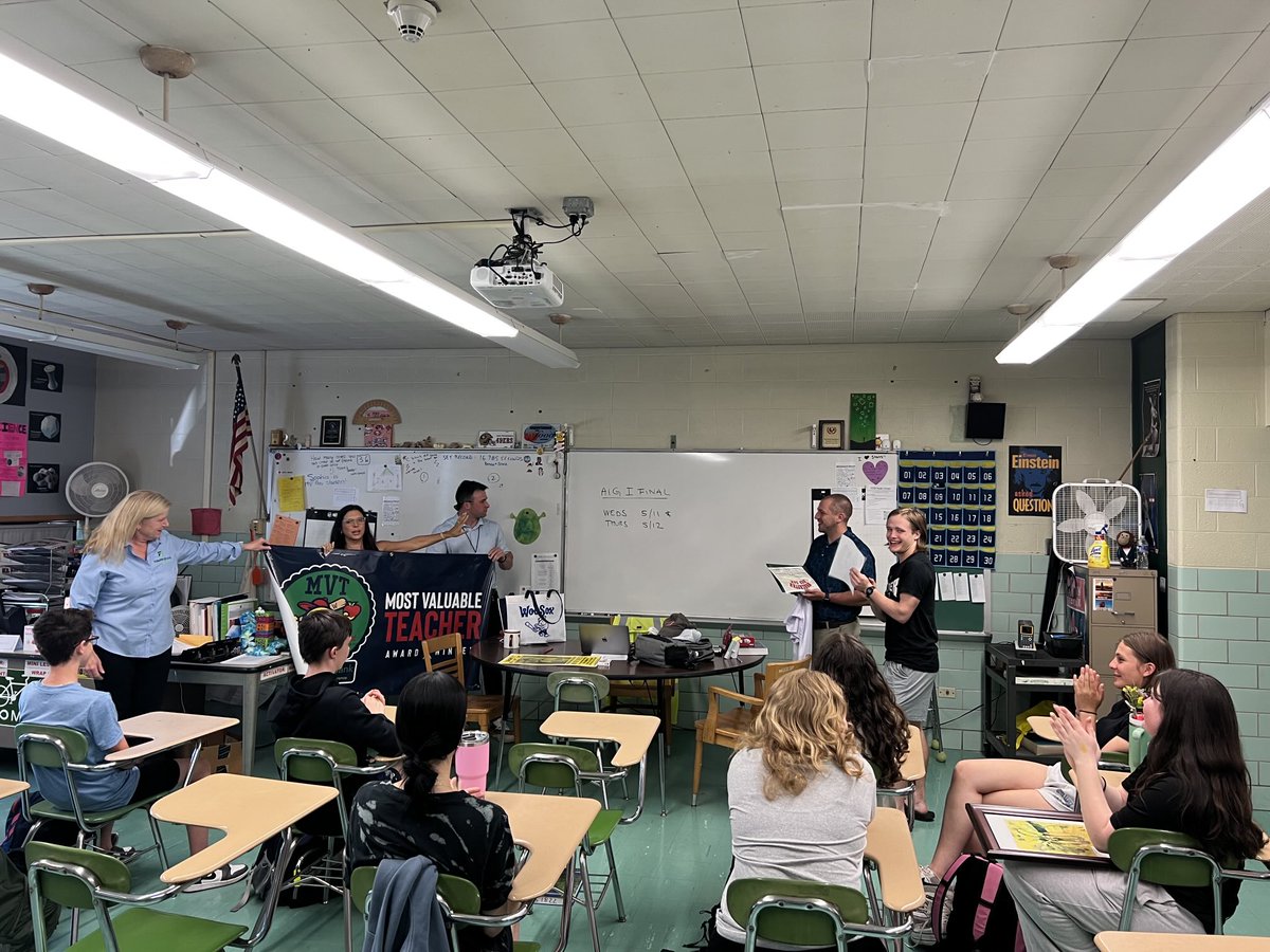 Congratulations to ELHS Teacher, Mr. Phelan, who had a surprise visit from reps from Country Bank and the Woosox honoring him with the Most Valuable Teacher award.  Mr. Phelan was nominated by one of his students, Porter Carroll.  Great stuff!