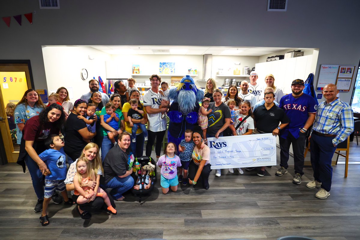Tampa Bay Rays (@raysbaseball) on Twitter photo Bigger than baseball 💙
In partnership with The Burger Family Foundation, some of our players and their families joined Jake Burger for a visit to <a href="/GiGis_Playhouse/">GiGi's Playhouse Inc</a> Tampa yesterday. Bigger than baseball 💙
In partnership with The Burger Family Foundation, some of our players and their families joined Jake Burger for a visit to <a href="/GiGis_Playhouse/">GiGi's Playhouse Inc</a> Tampa yesterday.
