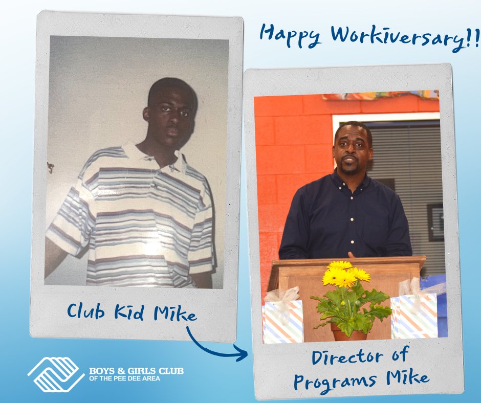 Happy Workiversary, Mike Woods!

Thank you, Mike, for being the difference. Here’s to many more years of impact!

#Workiversary #ThankYouMike #ClubKidToLeader #GreatFuturesStartHere #BGCPDA #donate #youthempowerment #community #instagood #giveback #bgcpda #bethechange #bgcpeedee