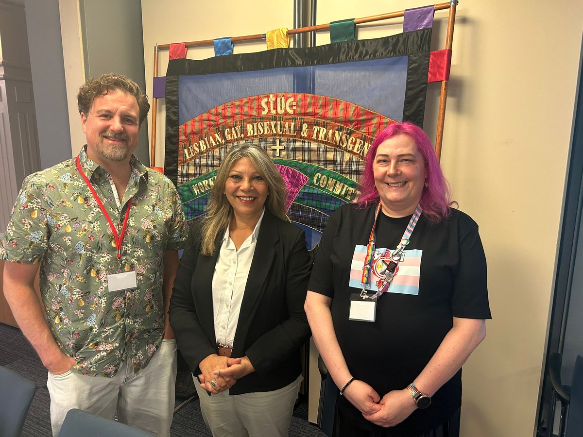 On Sunday, we were pleased to welcome the STUC LGBT+ Conference along with the Minister for Equalities Kaukab Stewart MSP, who addressed the event  🏳️‍🌈
#pride #STUCLGBTConference #LGBTWorkersRights