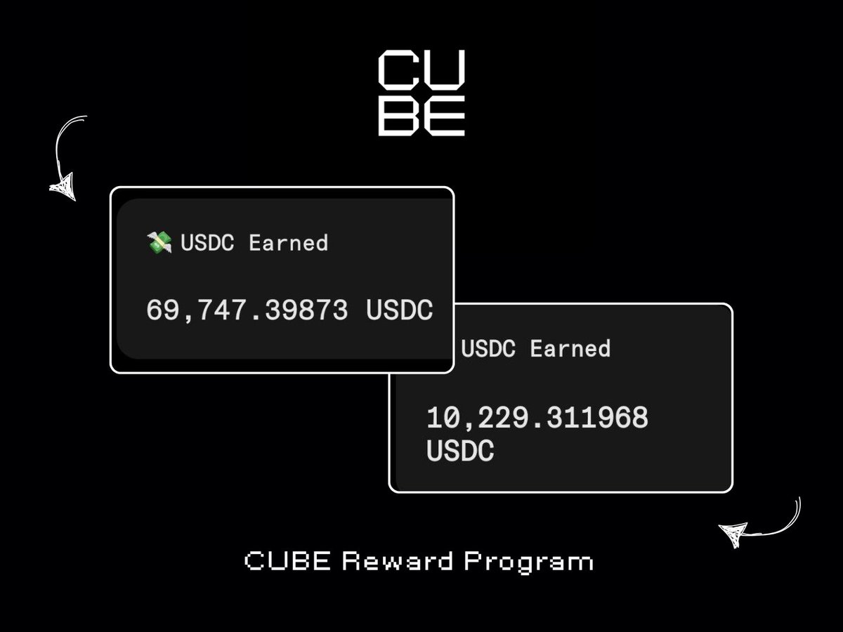 jennn_sol's tweet photo. CUBE just dropped a new feature that shows net earnings from all their campaigns 

and the numbers are insane 👇

→ no airdrop, just pure trading rewards → stacking blocks in the process ( $ISO 🪂👀)
→ weekly campaigns with real payouts 

are you in yet or still just watching?