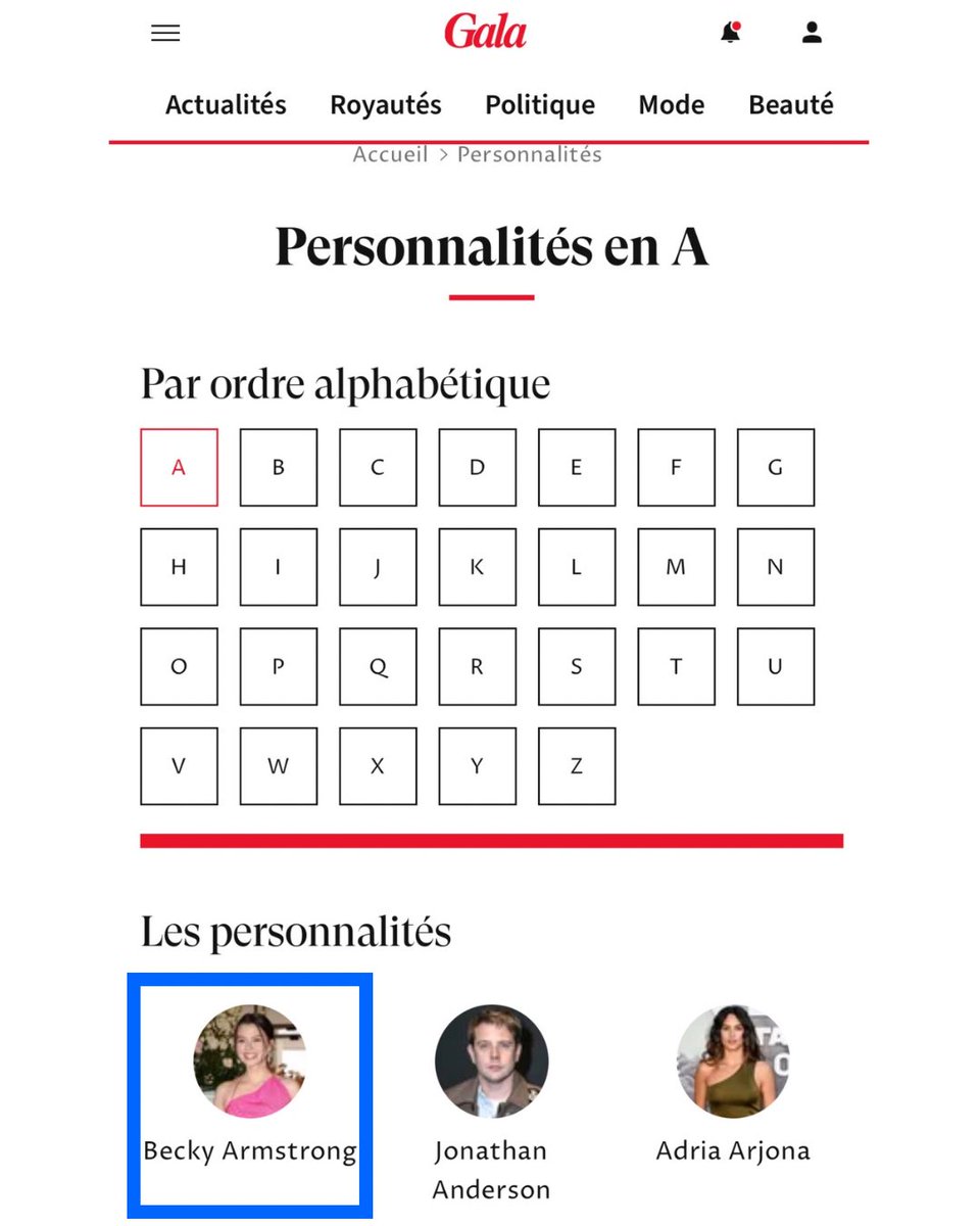 B𝗕Bᯓ (@bemybec) on Twitter photo Becky’s now listed in Gala.fr’s "Stars and Gotha" 🥹
📌 gala.fr/tag/persons/be…
<a href="/AngelssBecky/">Becky Armstrong</a>
#beckysangels #BeckyArmstrong Becky’s now listed in Gala.fr’s "Stars and Gotha" 🥹
📌 gala.fr/tag/persons/be…
<a href="/AngelssBecky/">Becky Armstrong</a>
#beckysangels #BeckyArmstrong