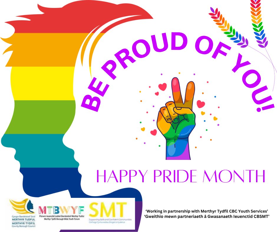 “This month I think of as a celebration, as time for us to just be happy and to live. But I always think about the work afterwards, and I think that’s not only up to the LGBTQAI youth and LGBTQAI+ but also allies, too.” Michaela Jaé Rodriguez

<a href="/SMTCYMRU/">SMT</a>  @merthyrtydfilcbc