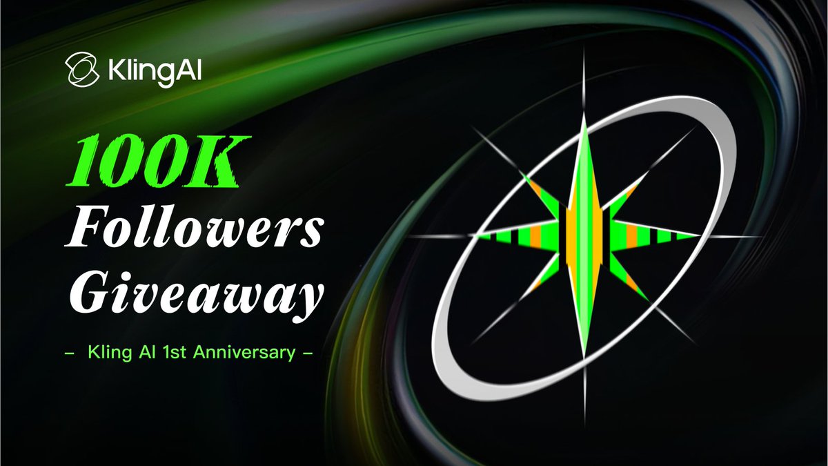 🎉 🎉 We're almost there — just a step away from 100k! 🎉

To celebrate the recent release of KLING 2.1 Lineup, Kling AI's 1st Anniversary on June 6th, and hitting the 100k followers milestone, we’re excited to offer 50 amazing gifts to our followers once we hit that mark! 💥