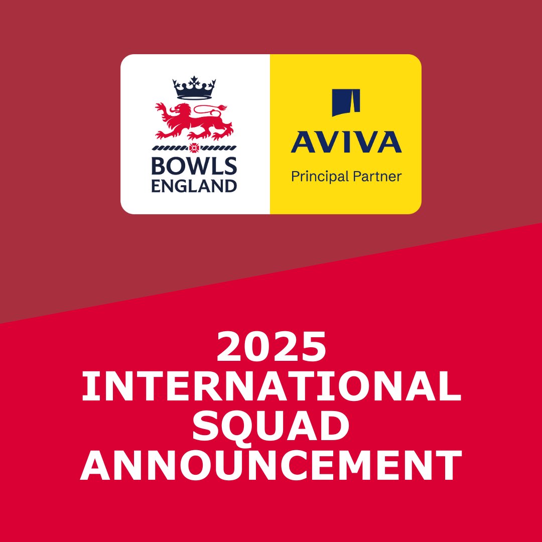 Bowls England is delighted to announce its international squad for 2025 🏴󠁧󠁢󠁥󠁮󠁧󠁿

A total of 25 men and 27 women have been named in the squad that will represent Bowls England at international events this season

See our squad here 🔽
bit.ly/BE-IntSquad2025

#TeamEngland | <a href="/avivaplc/">Aviva plc</a>