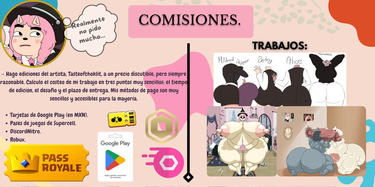 SLIDE - OPEN COMMISSIONS tweet media