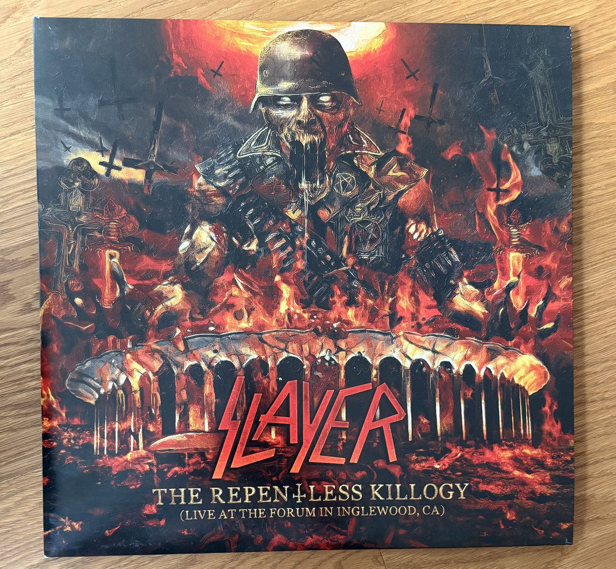MCaneva (@lfcmfighter) on Twitter photo Pouring with rain again, 45 mins till next video call, might as well put fkking #Slayer on the turntable and annoy the neighbors. Last live album is nowhere near Decade of Aggression but incendiary nonetheless
<a href="/KMANRIFFSMetal/">𝕶𝕸ä𝕹𝕽𝖎𝖋𝖋𝖘</a> <a href="/Thrasher768/">☠️🤘Thrasher🤘☠️</a> <a href="/savagesheepy/">Blunt</a> <a href="/MorbidXMetal/">Morbid Expectations</a> <a href="/AnderschEric/">metalreferendum</a> Pouring with rain again, 45 mins till next video call, might as well put fkking #Slayer on the turntable and annoy the neighbors. Last live album is nowhere near Decade of Aggression but incendiary nonetheless
<a href="/KMANRIFFSMetal/">𝕶𝕸ä𝕹𝕽𝖎𝖋𝖋𝖘</a> <a href="/Thrasher768/">☠️🤘Thrasher🤘☠️</a> <a href="/savagesheepy/">Blunt</a> <a href="/MorbidXMetal/">Morbid Expectations</a> <a href="/AnderschEric/">metalreferendum</a>