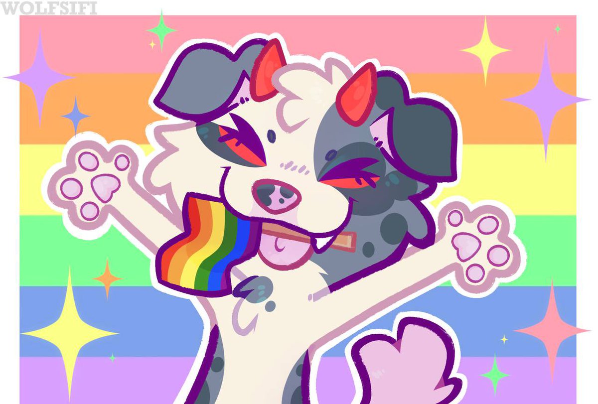 🐶🏳️‍🌈🫵
(Art from last year lol )