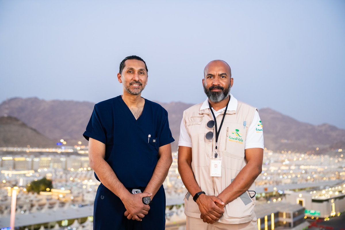 Abdullah Arabe عبدالله عربي (@abdullah_arabe) on Twitter photo في رحاب منى، جمعتني هذه الصورة بأخي الذي ولدته لي الأيام <a href="/HaniMBadahdah/">HaniBadahdah, MD</a> تعاهدنا أن نكون صوتاً و احداً في التوعية، وعملاً مستمراً لمحاربة #البتر
رسالتنا الوقاية أولاً، والعلاج مبكراً ، والبتر ليس حتمياً
#القدم_السكرية #وعي_وحياة
#حج_1446 #حج_بصحة في رحاب منى، جمعتني هذه الصورة بأخي الذي ولدته لي الأيام <a href="/HaniMBadahdah/">HaniBadahdah, MD</a> تعاهدنا أن نكون صوتاً و احداً في التوعية، وعملاً مستمراً لمحاربة #البتر
رسالتنا الوقاية أولاً، والعلاج مبكراً ، والبتر ليس حتمياً
#القدم_السكرية #وعي_وحياة
#حج_1446 #حج_بصحة