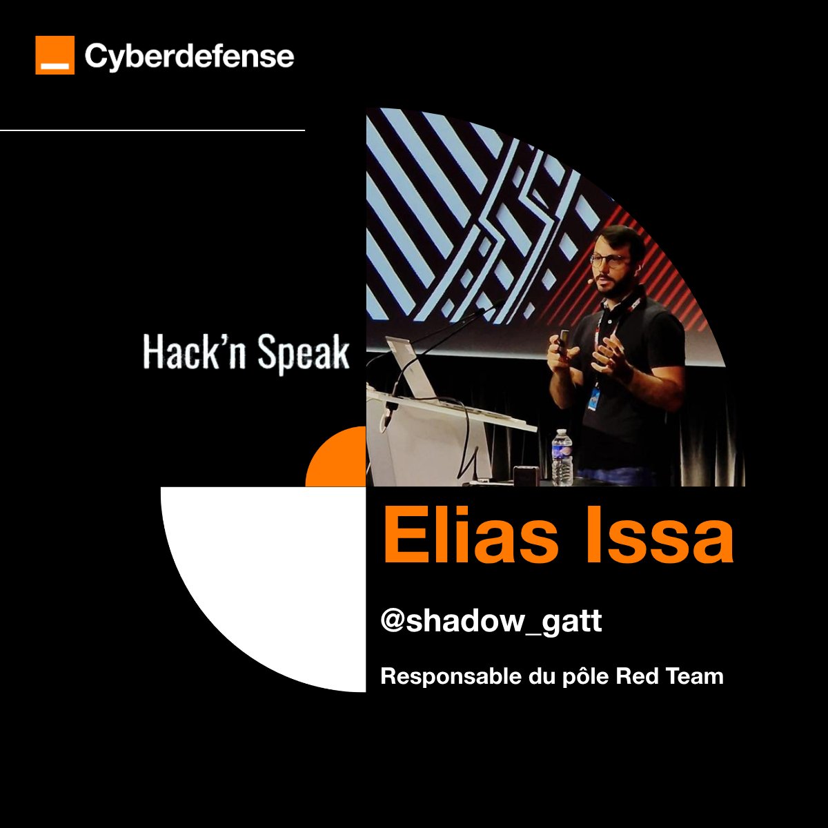 OrangeCyberFR's tweet image. 🎙️ Retrouvez Elias, aka @shadow_gatt, responsable du pôle Red Team chez Orange Cyberdefense, dans cet épisode du podcast @hacknspeak
Redteam, missions, retour d'expérience, anecdotes, vous ne vous ennuierez pas durant cette épisode !
Bonne écoute 🎶
👉 ow.ly/tCoO50W44oO