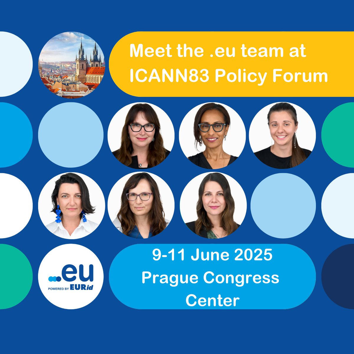 The city of Prague is ready for the <a href="/ICANN/">ICANN</a> 83 Policy Forum and so is the .eu team! Looking forward to meeting our .eu accredited registrars and industry peers from all over the world! Welcome to one of the .eu homes, vítáme Vás v České republice! 💫 🏰