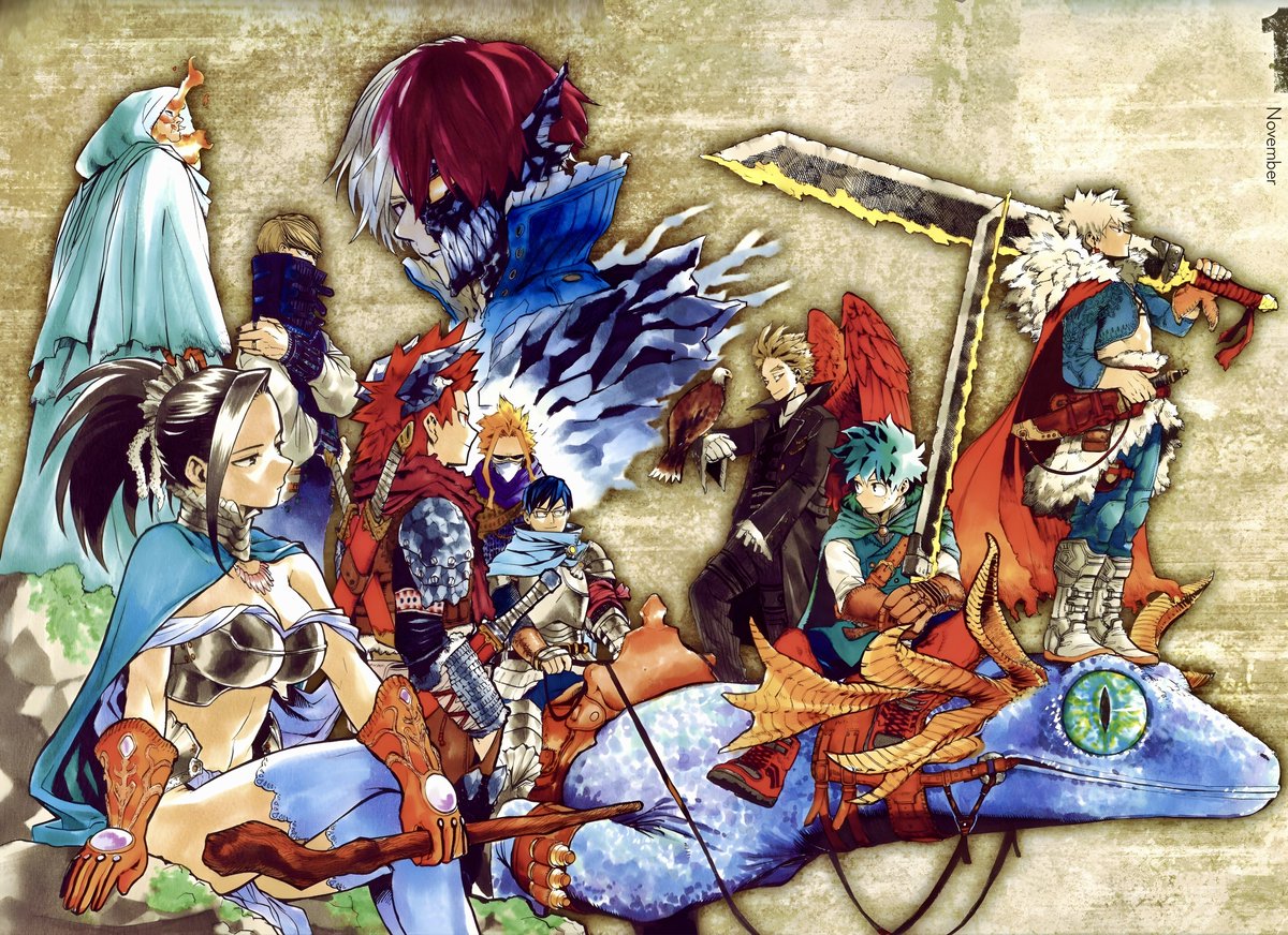 From now on you’re gonna get a lot of reminders from me they’re canonly going to save Prince Shoto from the demon king in this art🥹