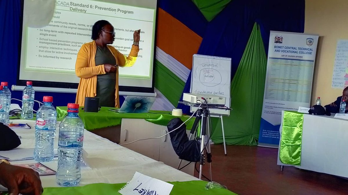 🌟 EMPOWERING BOMET: DAY 2 OF COMMUNITY DRUG PREVENTION TRAINING! 🌟

Our team is on the ground at Bomet Central Technical and Vocational College, equipping community champions with the tools to lead the fight against alcohol and drug abuse!

Who’s driving change?
✔️ Community &amp;