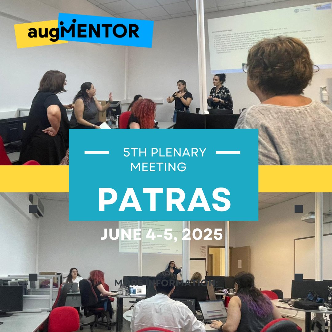 📍Patras, Greece | 🗓️ Day 1 – June 4, 2025

 Kicking off the augMENTOR 5th Plenary Meeting with a full day of collaboration, updates &amp; innovation! 💡🤝