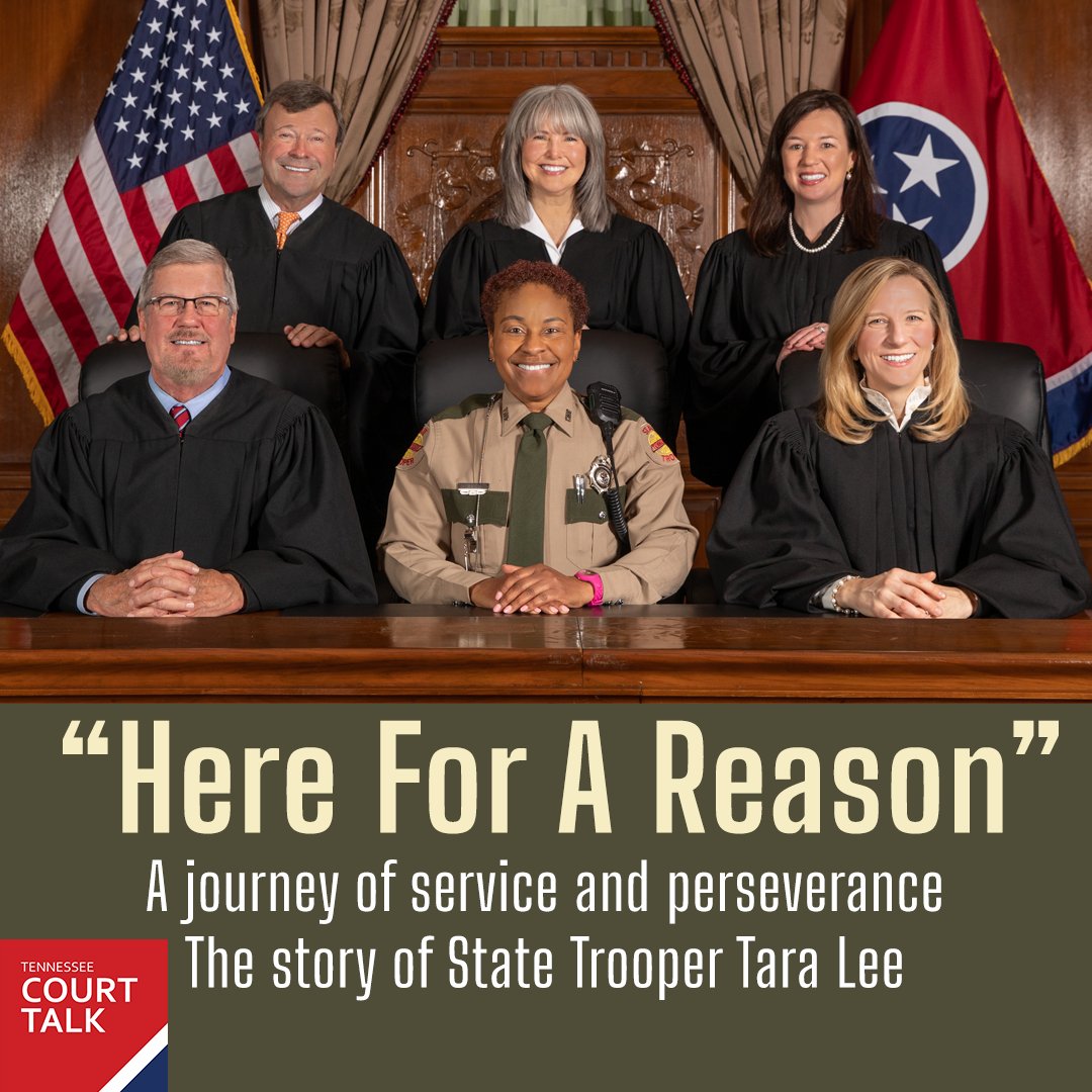 This episode of Tennesse Court Talk features Trooper Tara Lee, who provides security for the Tennessee Supreme Court and Appellate Courts when they are in session in Nashville.
buzzsprout.com/460429?client_…