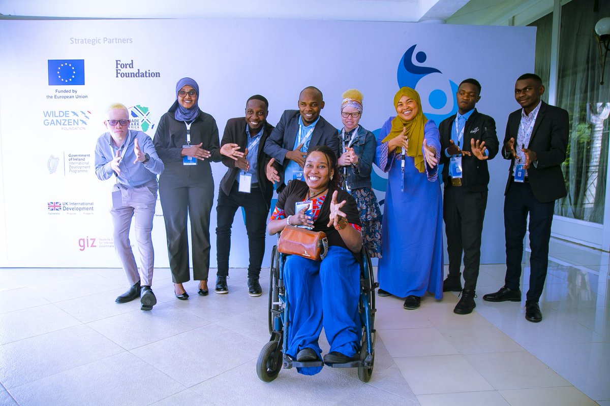 UKinTanzania's tweet image. We’re proud to see 10 differently-abled young people join #CSOWeek2025 via an inclusive initiative by the UK’s Wajibika Programme.

The initiative’s aims to support youth who may not normally get the chance to attend, promoting inclusion for a sustainable future!
#WajibikaYouth