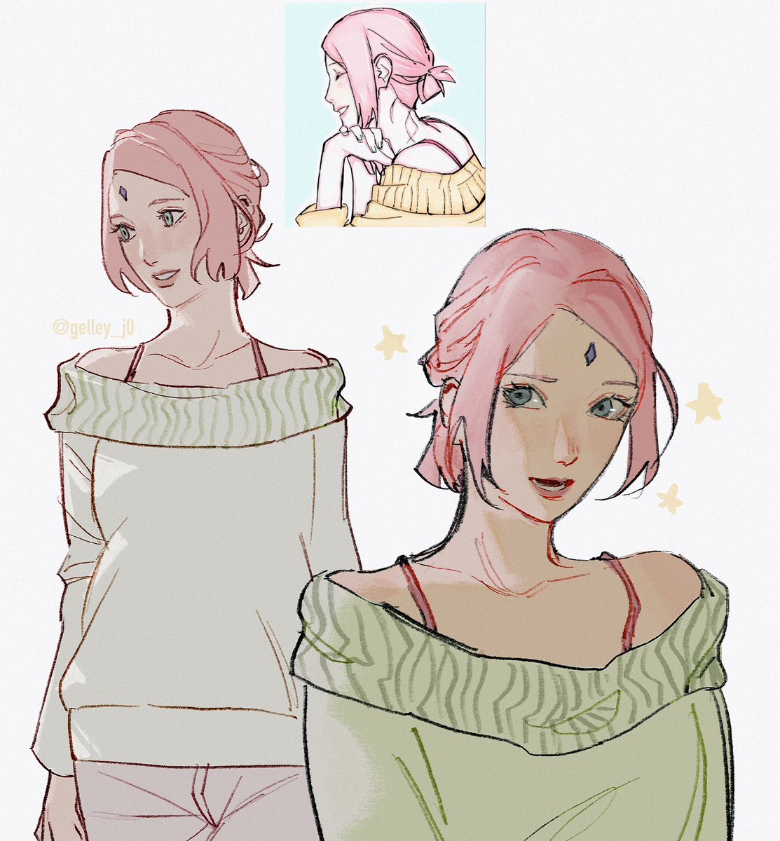 The hairstyle was cute!