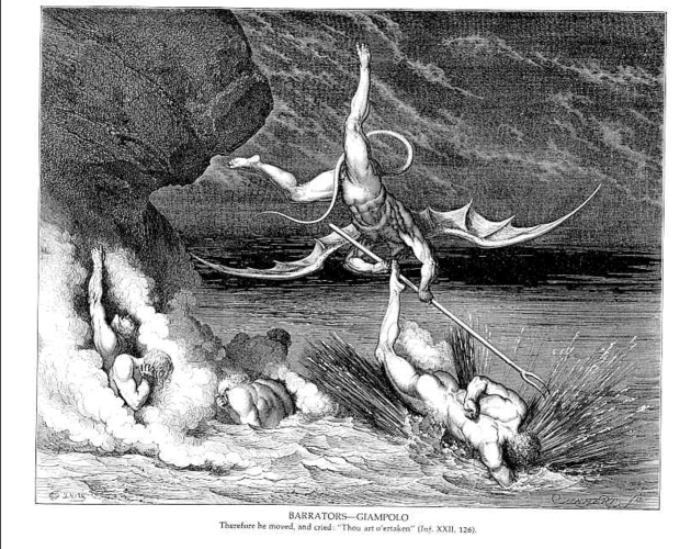 Barrators--Giampolo #artbots #dore