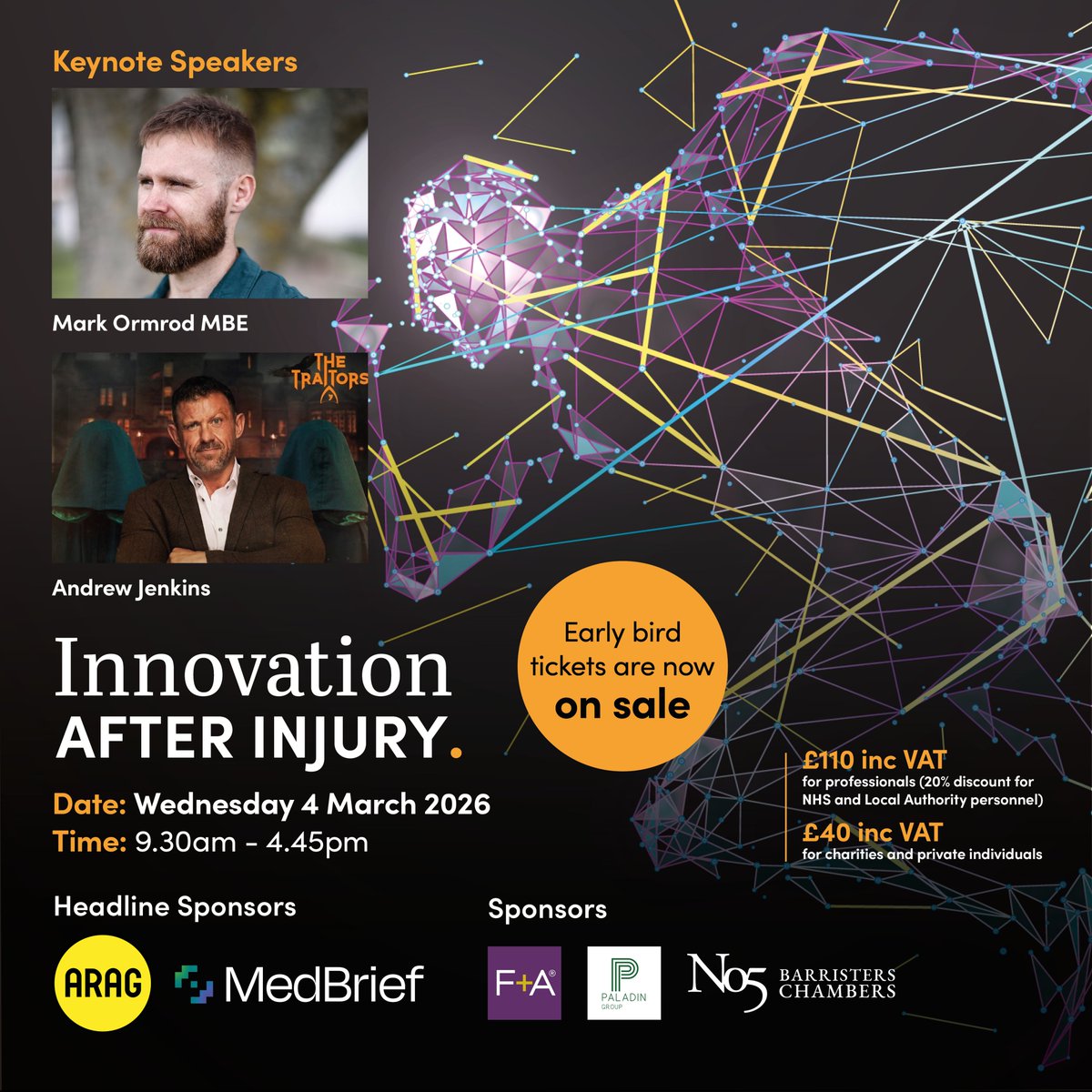 Lanyon Bowdler (@lanyonbowdler) on Twitter photo Join us at Theatre Severn in Shrewsbury on Wednesday 4 March 2026 to hear from a fantastic line up of speakers, who will be focusing on innovation after injury.
Email marketing@lblaw.co.uk for more information and to book your place.
#Shrewsbury #innovation #braininjury Join us at Theatre Severn in Shrewsbury on Wednesday 4 March 2026 to hear from a fantastic line up of speakers, who will be focusing on innovation after injury.
Email marketing@lblaw.co.uk for more information and to book your place.
#Shrewsbury #innovation #braininjury