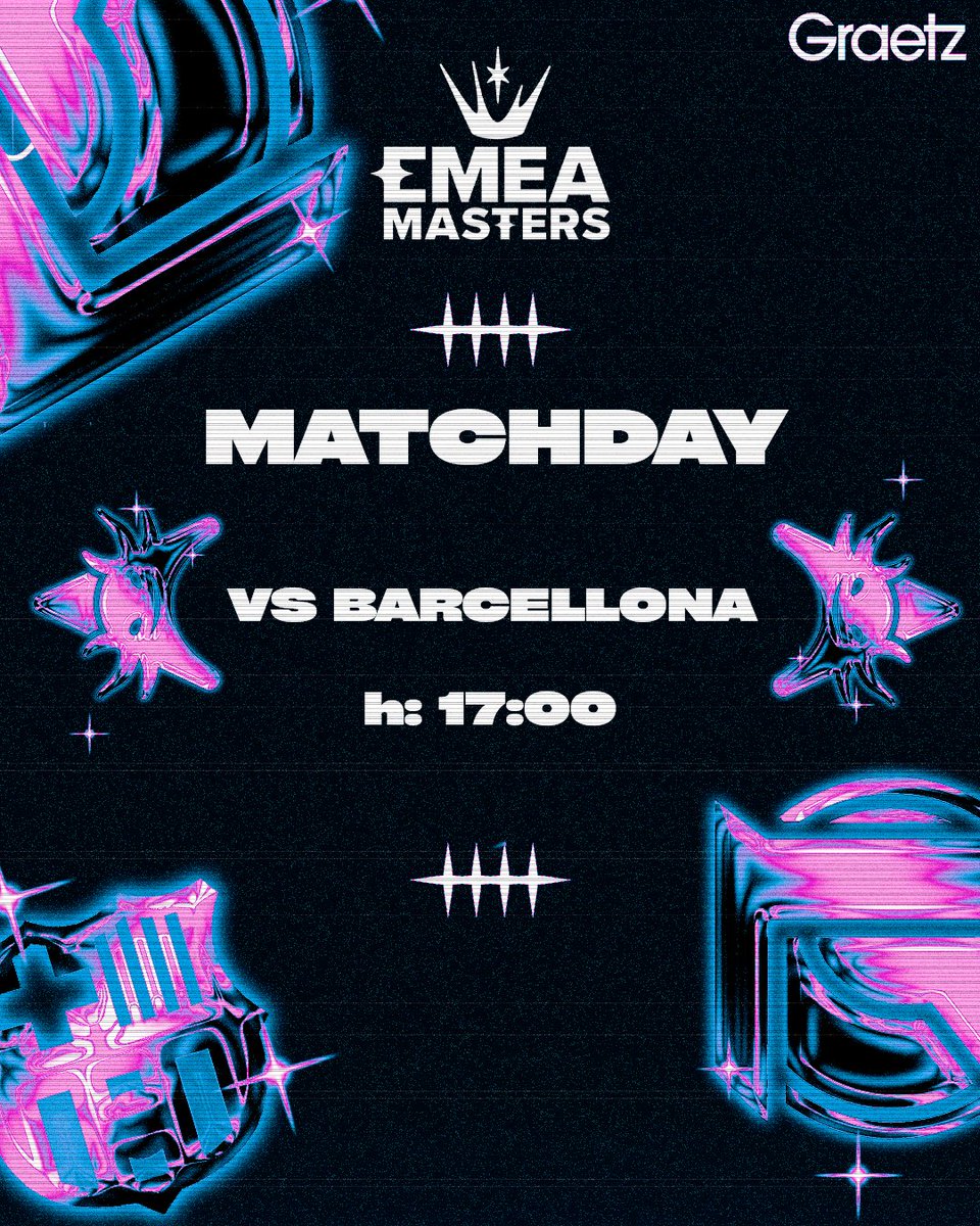 Axolotl Esports (@axolotl_esports) on Twitter photo MATCHDAY - Day 1 <a href="/EMEAmasters/">EMEA Masters</a>
Il clima è rovente come attraversando La Playa di Barcellona ❤️🔥
Esordio per i nostri ragazzi oggi
🕰 17:00
⚔️ <a href="/FCBarcelona_es/">FC Barcelona</a>
#HereToGuard #NonSoloEsports #AXLWIN #leagueoflegends #emea MATCHDAY - Day 1 <a href="/EMEAmasters/">EMEA Masters</a>
Il clima è rovente come attraversando La Playa di Barcellona ❤️🔥
Esordio per i nostri ragazzi oggi
🕰 17:00
⚔️ <a href="/FCBarcelona_es/">FC Barcelona</a>
#HereToGuard #NonSoloEsports #AXLWIN #leagueoflegends #emea