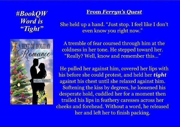 #BookQW #FerrynsQuest #AHintofHolidayRomance #romanticshortstories #inspirationalwithanedge #holidayromancestories 

Amazon Kindle: amzn.to/4iiS4G2
Print: amzn.to/3DMd0WZ 
All Other Online Retailers: books2read.com/AHintofHoliday…