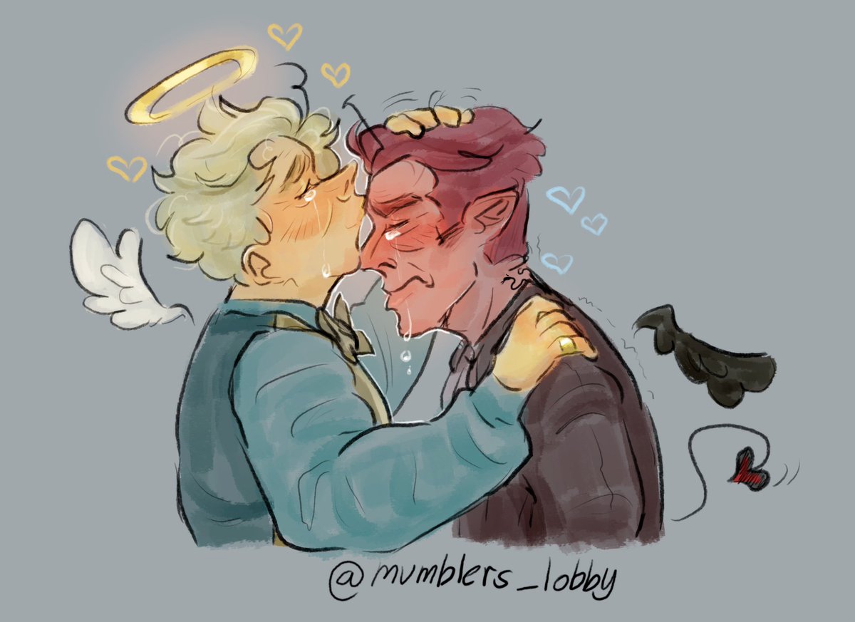 I forgive you ❤️‍🩹 #GoodOmens #GoodOmensFanart