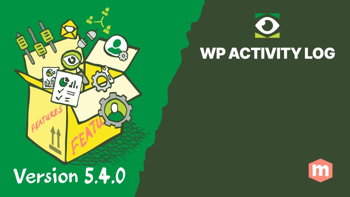 🚨 WP Activity Log 5.4.0 is here!
More coverage, better WooCommerce &amp; MainWP logging, new alerts, improved UI, PHP 8 compatibility, &amp; multisite performance boosts.
📄 Full changelog: melapress.com/support/kb/wp-…

#WPActivityLog #WordPress #PluginUpdate #WPSecurity #WPPlugins