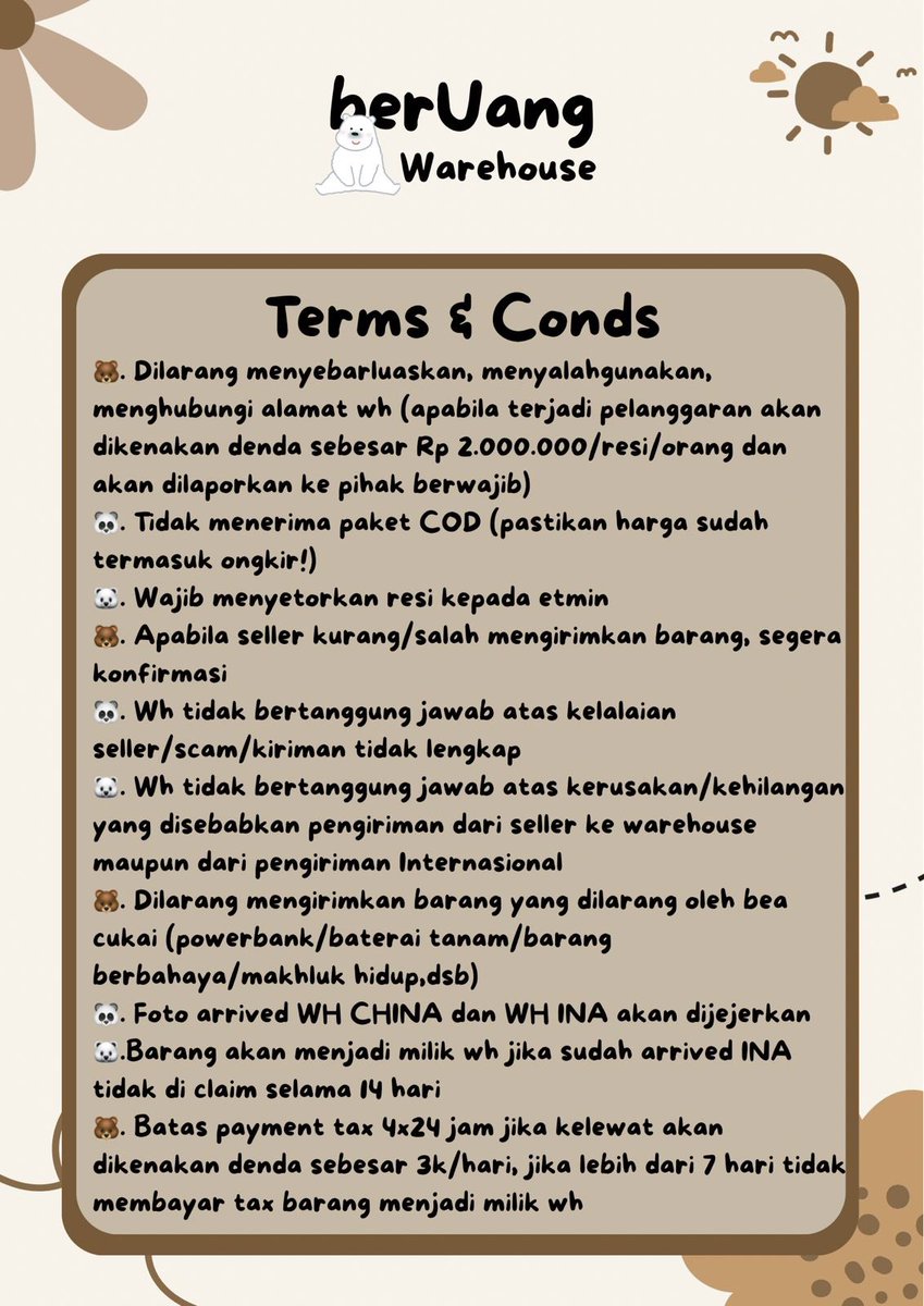 yjwlaved's tweet image. 🧸FIRSTHAND WAREHOUSE CHINA🧸

🧸 free cekout + chat seller + wh
🧸 air cargo express 5-7 hari
🧸 rate 2280

🇨🇳 shenzhen - 🇮🇩 jateng
Form :  forms.gle/WTHNAhWBpwQfD7…

t. Sharing ch co 1688, xianyu, taobao, pindoudou, xiaohongshu, weidan, kms, yzy, yeti, starriver