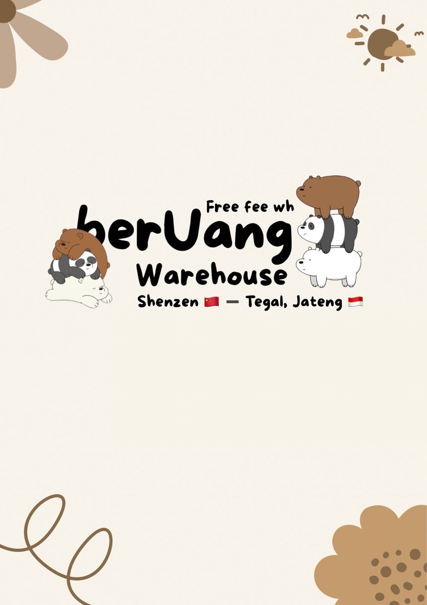 yjwlaved's tweet image. 🧸FIRSTHAND WAREHOUSE CHINA🧸

🧸 free cekout + chat seller + wh
🧸 air cargo express 5-7 hari
🧸 rate 2280

🇨🇳 shenzhen - 🇮🇩 jateng
Form :  forms.gle/WTHNAhWBpwQfD7…

t. Sharing ch co 1688, xianyu, taobao, pindoudou, xiaohongshu, weidan, kms, yzy, yeti, starriver
