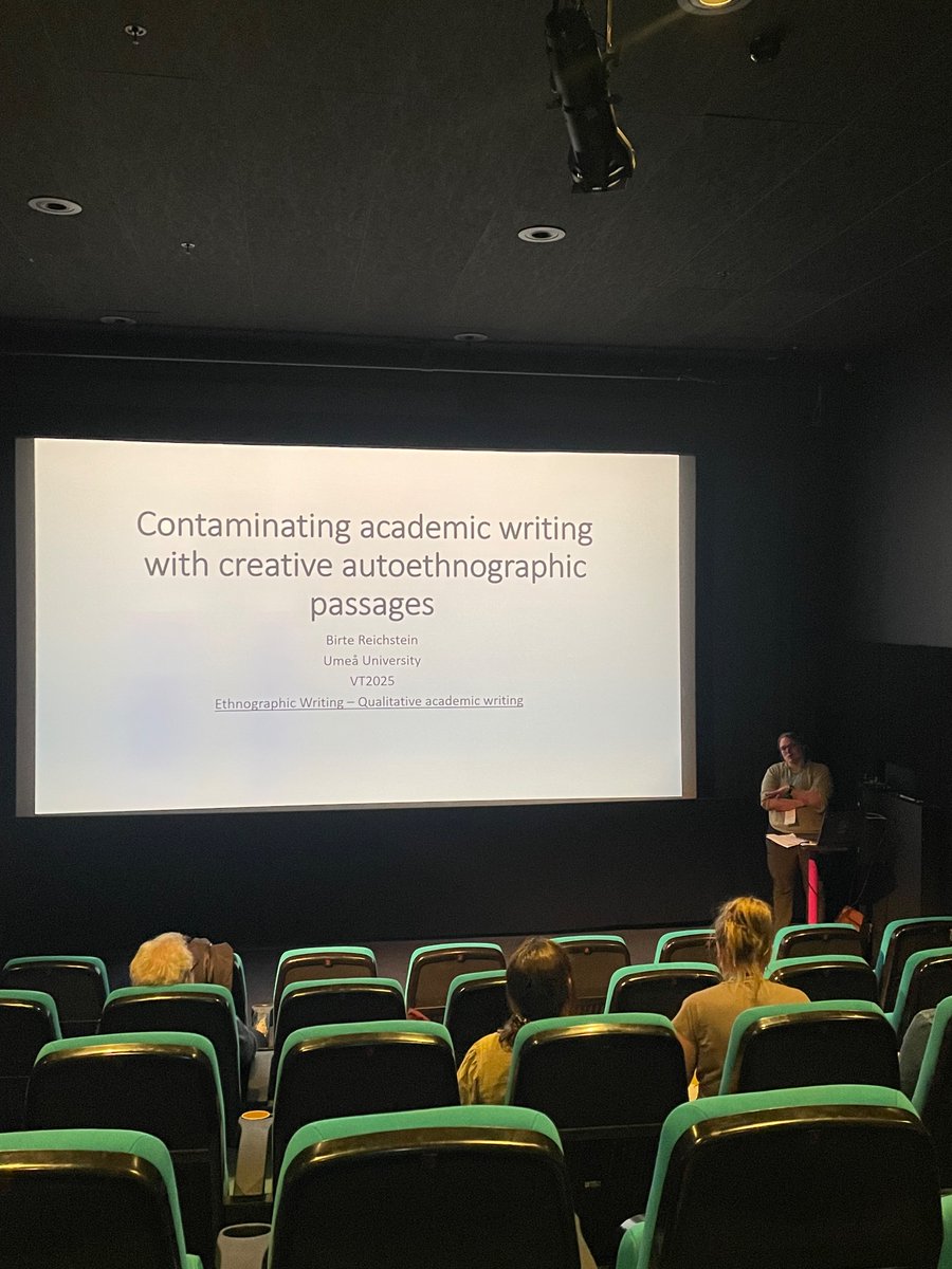 Birte Reichstein (Elective Course Assignment) —
Contaminating academic #writing with creative
#autoethnographic passages