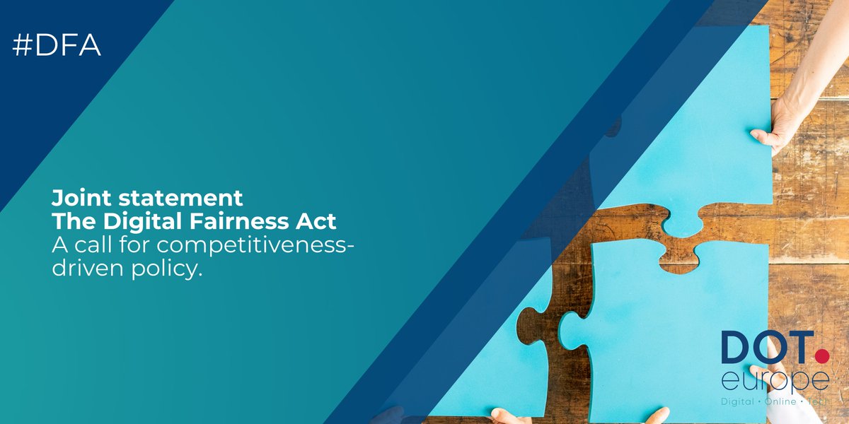 DOT Europe (@doteurope) on Twitter photo #JointStatement 📢 The undersigned business associations representing companies of all sizes across business sectors, urge the <a href="/EU_Commission/">European Commission</a> and co-legislators to prioritise a targeted, evidence-based approach when considering further regulatory interventions. Read the full #JointStatement 📢 The undersigned business associations representing companies of all sizes across business sectors, urge the <a href="/EU_Commission/">European Commission</a> and co-legislators to prioritise a targeted, evidence-based approach when considering further regulatory interventions. Read the full