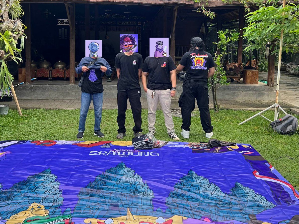 llamao (@llamao_) on Twitter photo Llamao loves <a href="/indonads_/">Indonads (evm/acc) 🇮🇩</a> 💜
We're super so happy to have had the chance to sponsor merch and testnet NFTs for SRAWUNG WITH INDONADS events. Indonads is such a strong and vibrant community.
Thanks <a href="/Bakasenchou015/">gelutt.nad | JIKU</a> and <a href="/UnyilLNB/">unyillnb.nad</a> for making it all happen - you guys are legends. Llamao loves <a href="/indonads_/">Indonads (evm/acc) 🇮🇩</a> 💜
We're super so happy to have had the chance to sponsor merch and testnet NFTs for SRAWUNG WITH INDONADS events. Indonads is such a strong and vibrant community.
Thanks <a href="/Bakasenchou015/">gelutt.nad | JIKU</a> and <a href="/UnyilLNB/">unyillnb.nad</a> for making it all happen - you guys are legends.