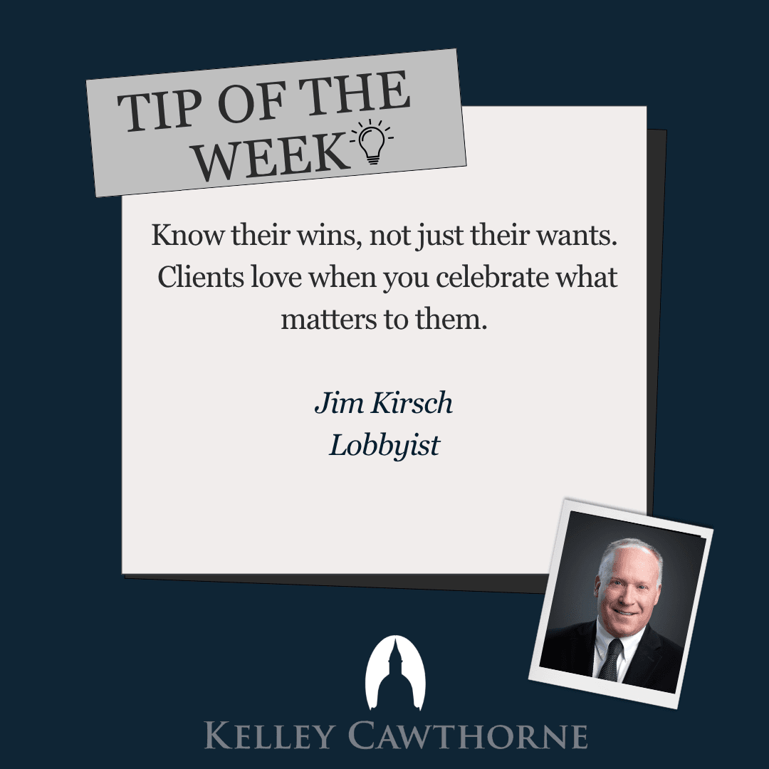 kelleycawthorne's tweet photo. 💡 Tip of the Week 💡
Celebrate client wins—because what matters to them should matter to you.
#ClientSuccess #KCTeam #TipOfTheWeek https://t.co/QRzH0PGSpi
