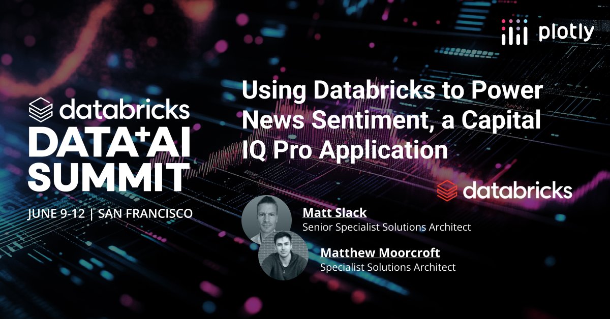Plotly (@plotlygraphs) on Twitter photo Join <a href="/databricks/">Databricks</a>' Matt Slack and Matthew Moorcroft at the Data + AI Summit as they share how Barclays replaced a legacy Java/Solace architecture with Delta Live Tables to deliver real-time, high-throughput trade data into OLTP systems with ultra-low latency.
The result: Join <a href="/databricks/">Databricks</a>' Matt Slack and Matthew Moorcroft at the Data + AI Summit as they share how Barclays replaced a legacy Java/Solace architecture with Delta Live Tables to deliver real-time, high-throughput trade data into OLTP systems with ultra-low latency.
The result: