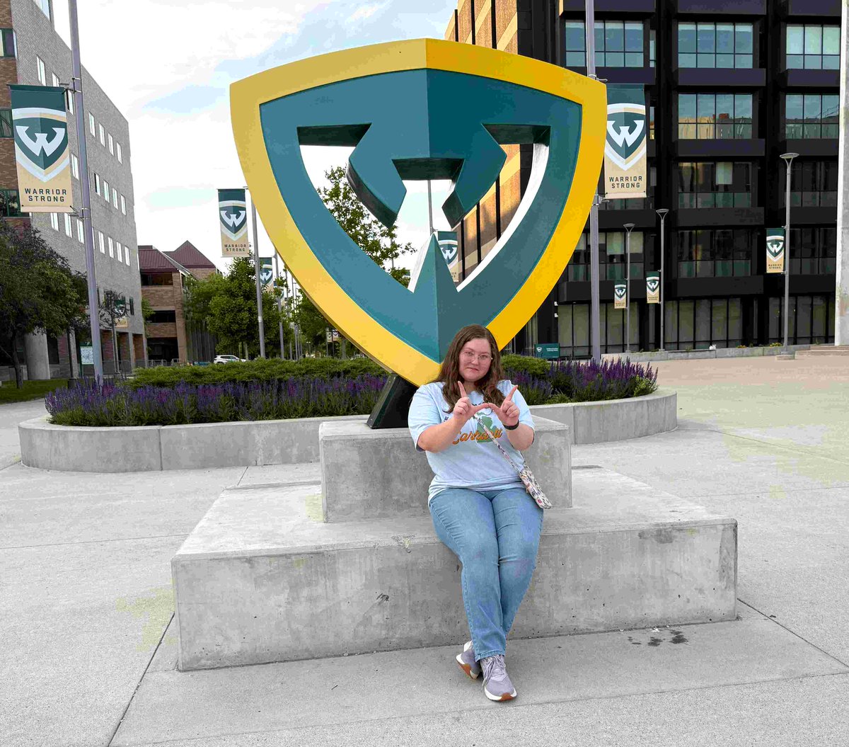 “August won’t come fast enough. I can’t wait to be a Warrior at WSU.💚💛” 

#WSUSpotlight 📸: Elizabeth Briel. 

Share your pics and videos via go.wayne.edu/wsu-spotlight.