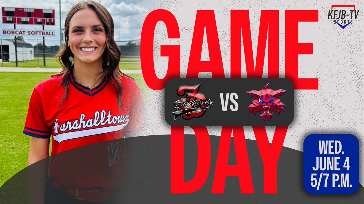 Double-header action tonight in the <a href="/iowa_alliance/">Iowa Alliance Conference</a> on <a href="/KFJBTV/">KFJB-TV</a>!

🥎 Fort Dodge Dodgers
⌚️ First Pitch at 5 p.m. &amp; 7 p.m.
🎙️ Brandon Lewis &amp; Dylan Does
📱 YouTube.com/@KFJBTV