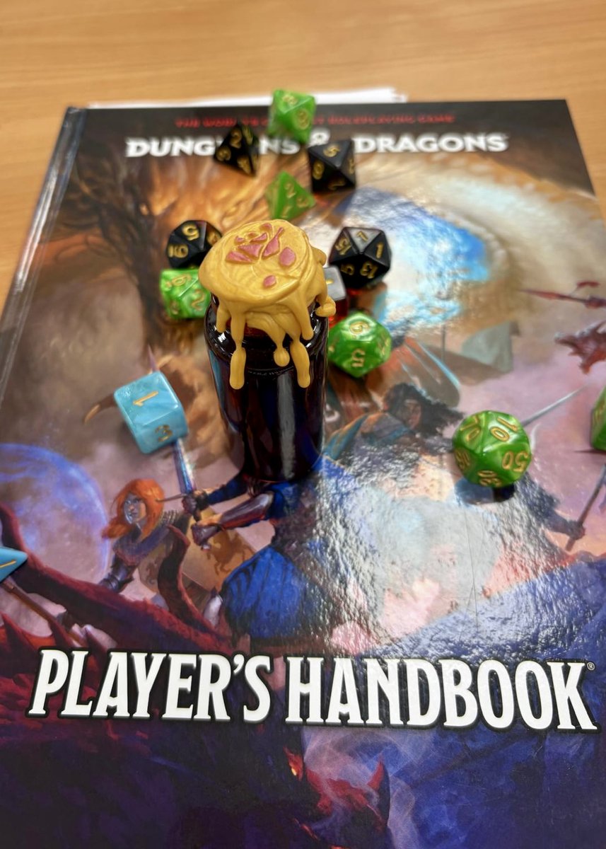Our Dungeons and Dragons group brings together vulnerable young people in a fun social setting with peers experiencing similar issues. This time they even crafted little dice trays for the D&amp;D dice 🎲🐉.