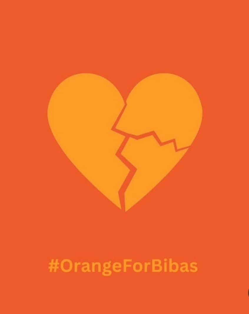 🧡🧡🧡

Be and stay orange.
For the Bibas family‼️