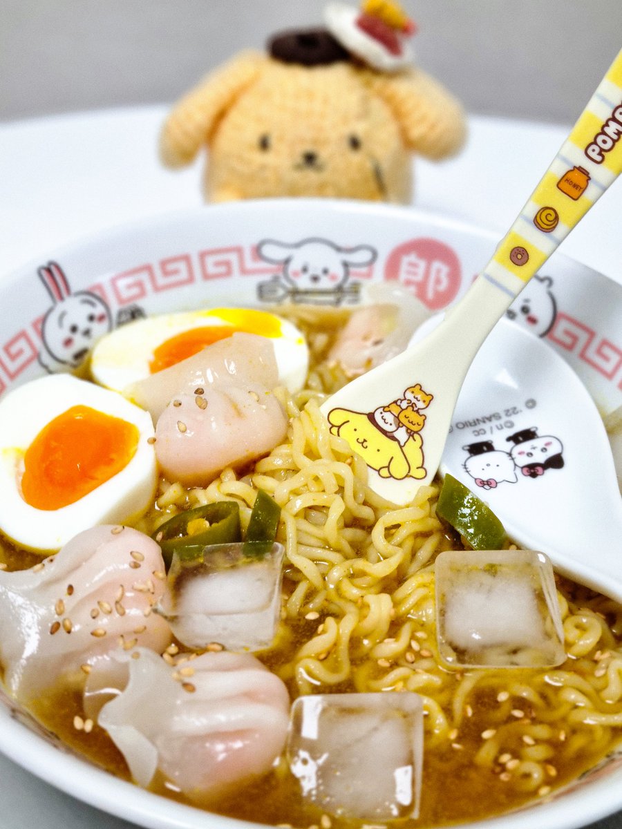 집 -
새우 하가우 냉 카레 라면