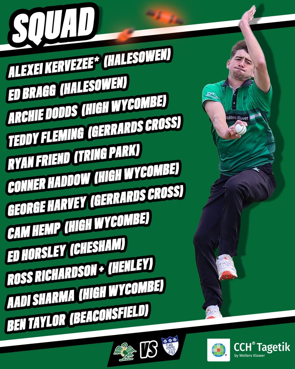 Bucks Cricket (@buckscricket) on Twitter photo 📝 Our Bucks Men's squad to face <a href="/BedfordshireCCC/">Bedfordshire CCC</a>
⚪ <a href="/NCCA_uk/">NCCA (National Counties Cricket Association)</a> T20
📍 <a href="/CheshamCricket/">Chesham CC</a>
⏰ 8th June, 11am & 2:30pm
🦢🏏 #BucksCricket 📝 Our Bucks Men's squad to face <a href="/BedfordshireCCC/">Bedfordshire CCC</a>
⚪ <a href="/NCCA_uk/">NCCA (National Counties Cricket Association)</a> T20
📍 <a href="/CheshamCricket/">Chesham CC</a>
⏰ 8th June, 11am & 2:30pm
🦢🏏 #BucksCricket