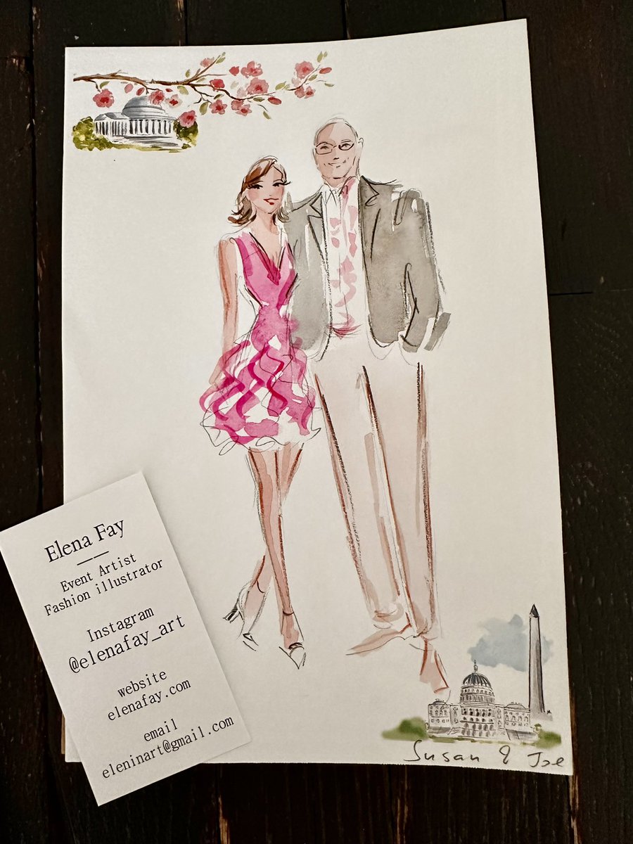 #154/365 Grateful for this beautiful sketch that makes me look so tall!!! So many lovely moments from this weekend, this is just another one of them! #Gratitude2025