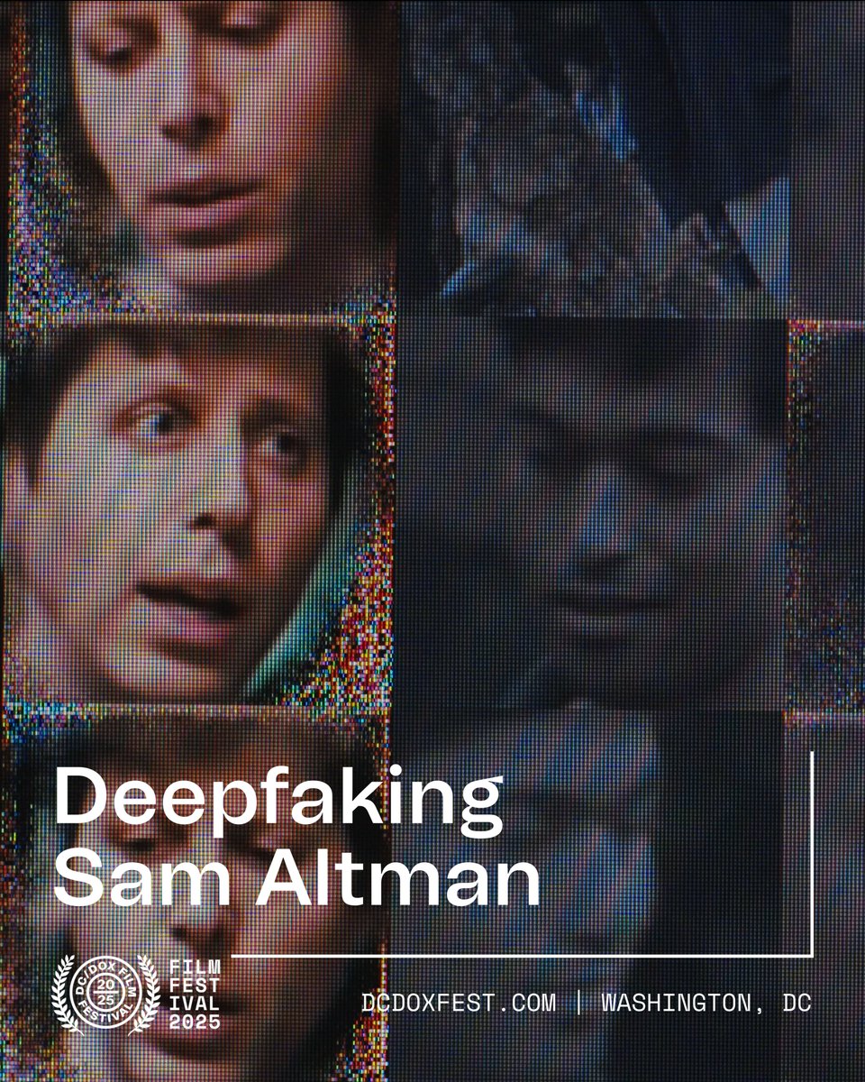 Coming to DC/DOX to watch DEEPFAKING SAM ALTMAN next Friday, June 13? 📑Take a look at this fascinating interview with director Adam Bhala Lough <a href="/IDAorg/">International Documentary Association (IDA)</a>: 

documentary.org/column/synthes…