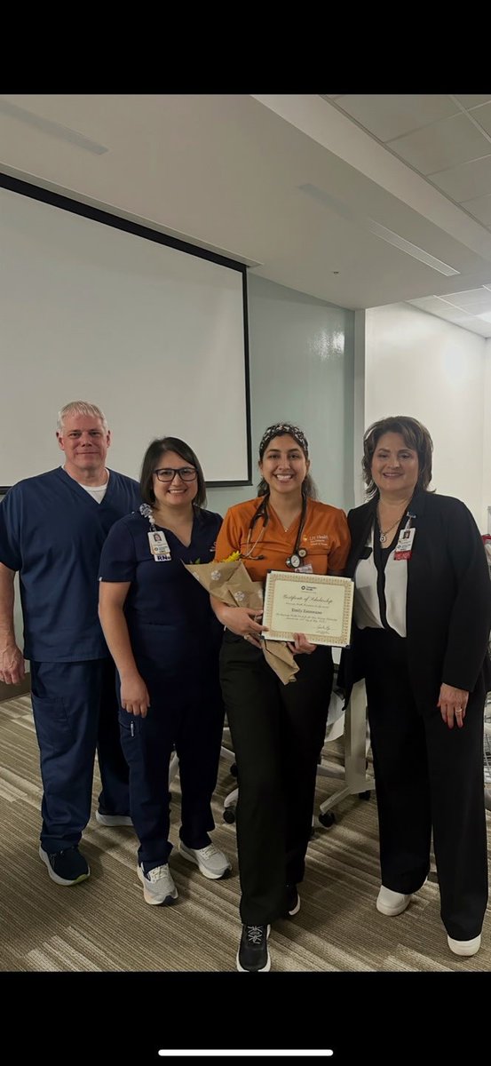 Huge congratulations to our inaugural class of Reach for the Stars scholarship recipients. 🎉

Thanks to an anonymous donor, each of these @UnivHealthsa team members received a full-ride scholarship to nursing school. 💙