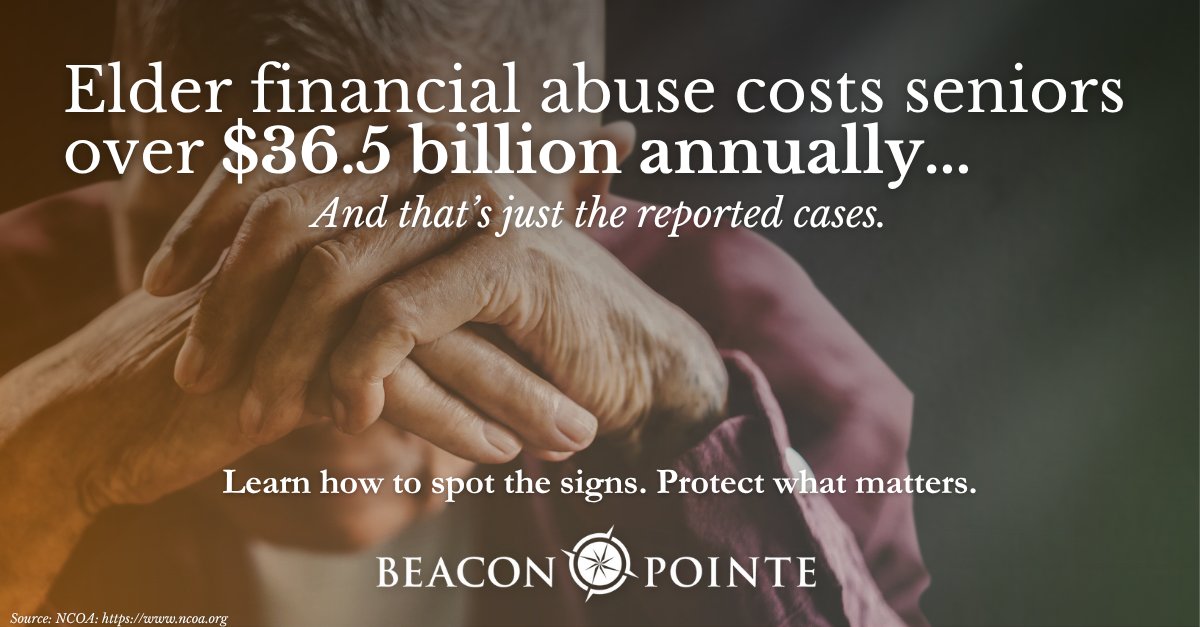 Protecting the financial well-being of older adults starts with awareness… 

In honor of Elder Abuse Awareness Month this June, we’re sharing an educational resource designed to help families recognize when support is needed—and how to best provide it. beaconpointe.com/when-to-step-i…