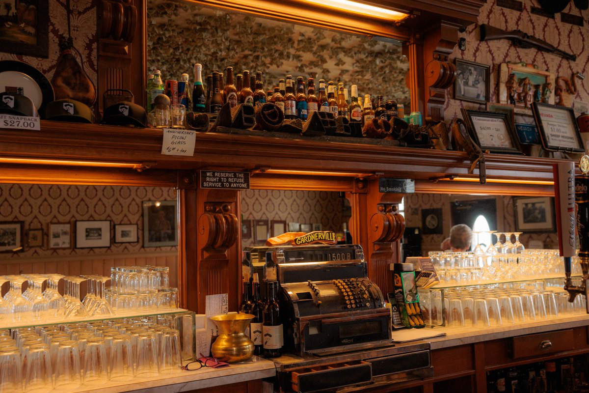 carsonvalleynv's tweet photo. Walk into JT Basque and you’re walking into a time capsule—where cowboy hats hang like trophies, dollar bills dance from the ceiling, and every wall tells a story (literally). 🍷👢💵 #WhyCV
📍 https://t.co/uBPoXMdTBI
📸 Ryan Resatka https://t.co/SmjucpVqtM