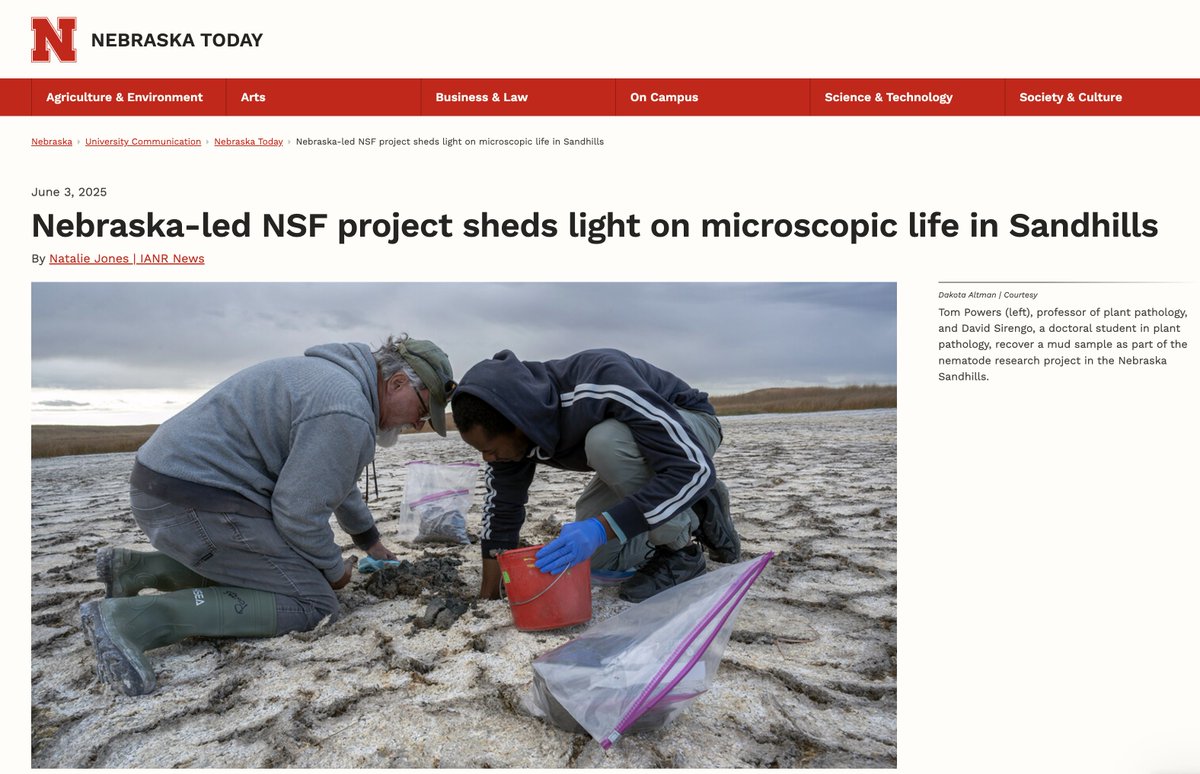 Streaming Science (@streaming_sci) on Twitter photo 🪱🌾 Ever heard of nematodes? They're tiny but powerful!
Streaming Science is teaming up with <a href="/UF/">FLORIDA</a> and <a href="/UNLincoln/">University of Nebraska-Lincoln</a> on an NSF-funded project exploring microscopic life in Nebraska’s Sandhills.
🔗 loom.ly/sbUwHc8
#MicroscopicMarvels #NSFScience #SciComm #UF #UNL 🪱🌾 Ever heard of nematodes? They're tiny but powerful!
Streaming Science is teaming up with <a href="/UF/">FLORIDA</a> and <a href="/UNLincoln/">University of Nebraska-Lincoln</a> on an NSF-funded project exploring microscopic life in Nebraska’s Sandhills.
🔗 loom.ly/sbUwHc8
#MicroscopicMarvels #NSFScience #SciComm #UF #UNL