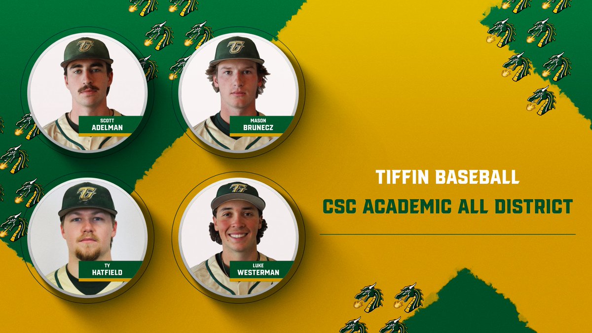 Congratulations to our four baseball players who were named CSC Academic All-District! #GoGons