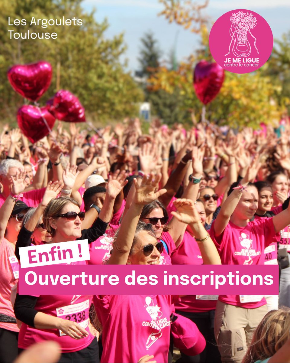Les inscriptions de la tant attendue course #jemeliguecontrelecancer sont enfin ouvertes !

En effet, il est désormais possible de vous inscrire pour cette #course qui aura lieu le 5 octobre 2025 aux Argoulets !

📍 Base de Loisirs des Argoulets

S'inscrire 👉 lien en bio