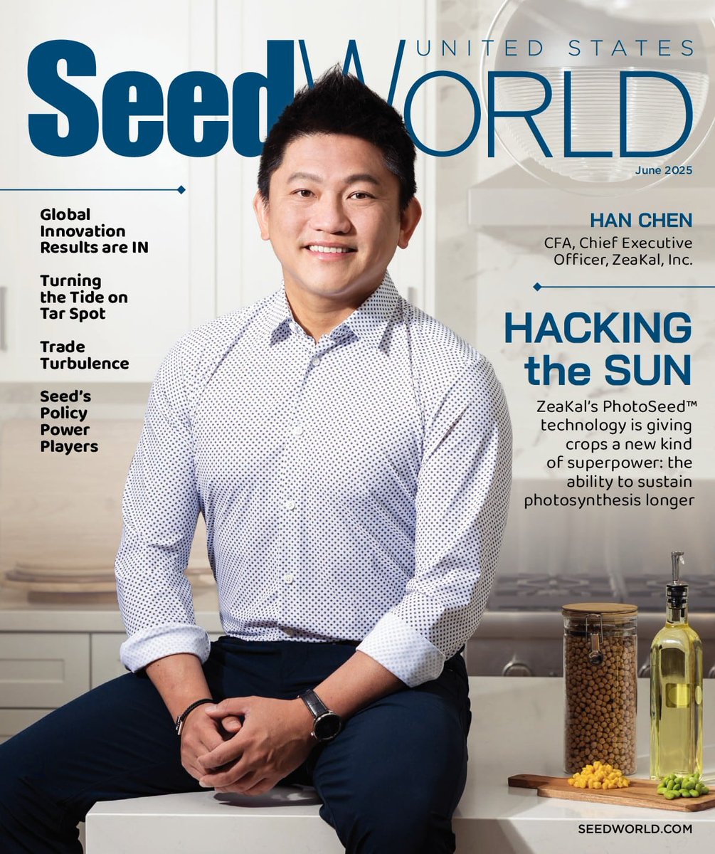 ZeaKal | Plant Trait Technology (@zeakal) on Twitter photo We're on the cover of <a href="/SeedWorld_US/">Seed World United States</a> 🎉 #PhotoSeed won top innovation in the U.S. in Seed World's Global Innovation Showdown 🌱
Learn how our #agtech pushes the boundaries of crop potential: seedworld.com/us/2025/06/02/… We're on the cover of <a href="/SeedWorld_US/">Seed World United States</a> 🎉 #PhotoSeed won top innovation in the U.S. in Seed World's Global Innovation Showdown 🌱
Learn how our #agtech pushes the boundaries of crop potential: seedworld.com/us/2025/06/02/…